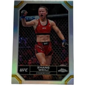 ZHANG WEILI 2024 Topps Chrome UFC Refractor #200